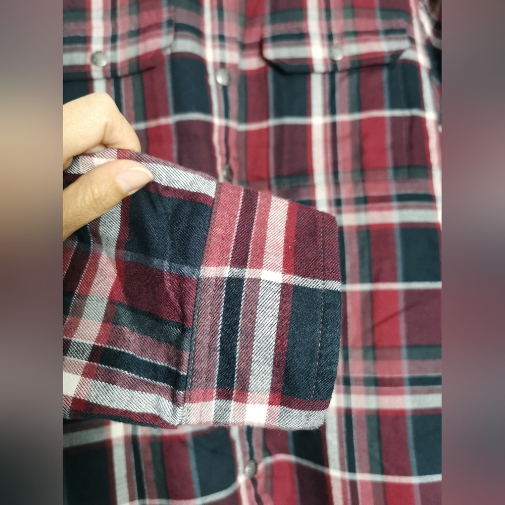 The North Face Women’s Campshire Fleece Lined Long Sleeve Shirt Size XL Red - Picture 9 of 16